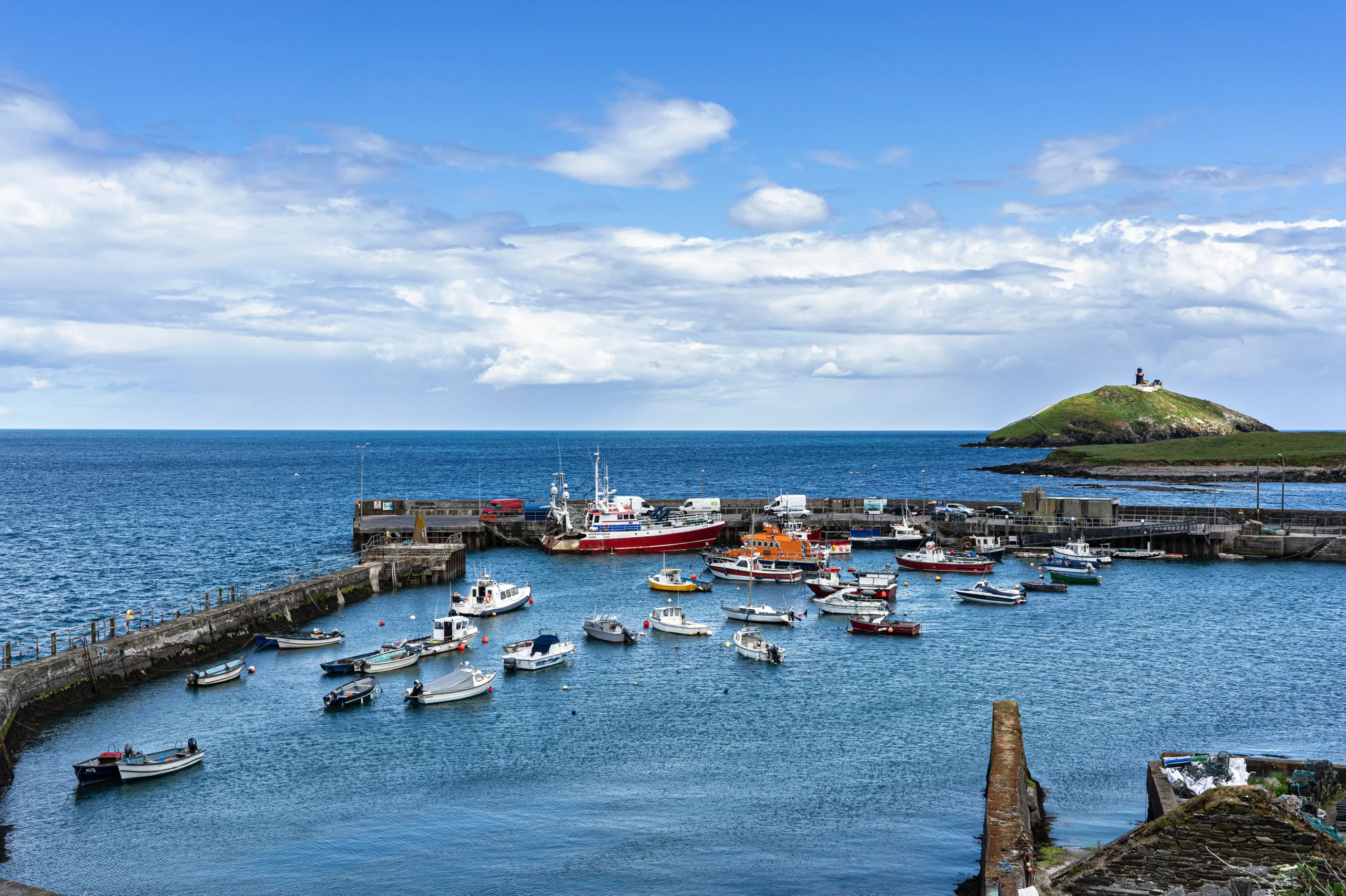 east-cork-ballycotton-hafen-mit-bootsflotte